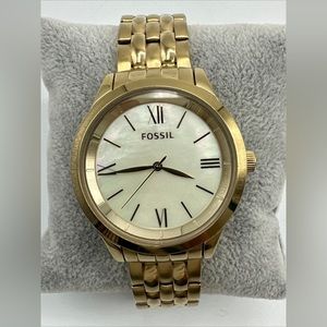 Fossil Ainsley Ro BQ1757 Women's Stainless‎ Steel Analog Dial Quartz Watch